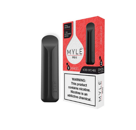 Mini Iced Lychee MYLÉ Disposable Vape Pods in UAE.