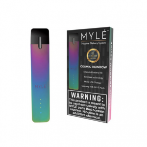 Buy MYLÉ V1 Cosmic Rainbow Pod Vape Device online in UAE, Dubai, Abu Dhabi, Sharjah Ajman. Vapebuzzdubai provides V1 Cosmic Rainbow - MYLÉ Pod Vape Device in UAE.