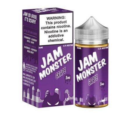 Jam Monster 100ml Grape E-liquid Dubai-3mg