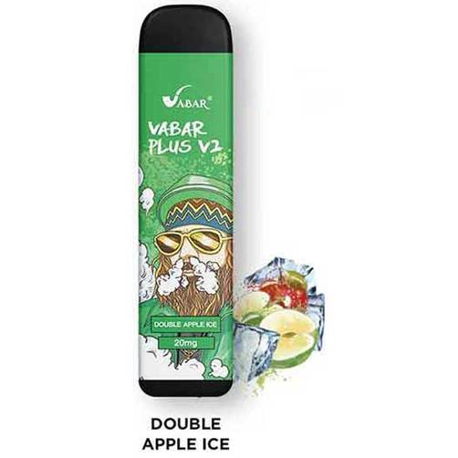 Double-Apple-Ice-Vabar-Plus-V2-Disposable-Vape-In-Dubai