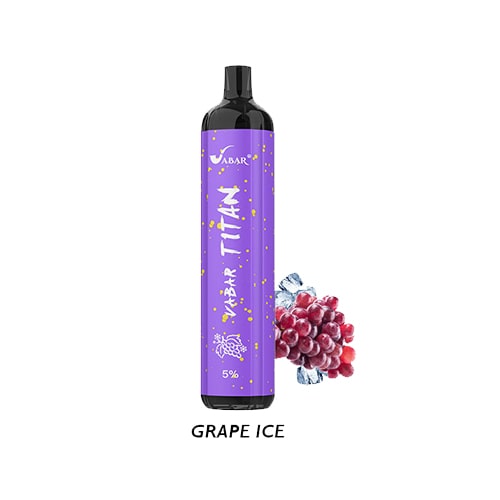 VABAR Titan Disposable Vape 5000 puffs Grape Ice
